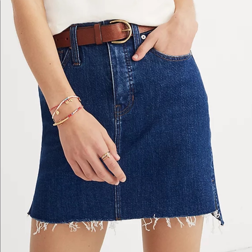 Madewell Step-hem Denim Skirt - Size 27
